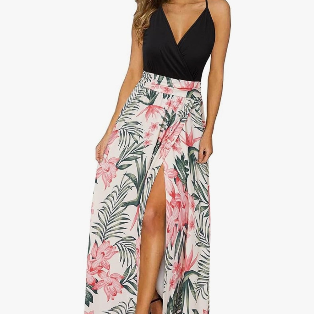 Newshows Women Maxi Dress Vacation Floral